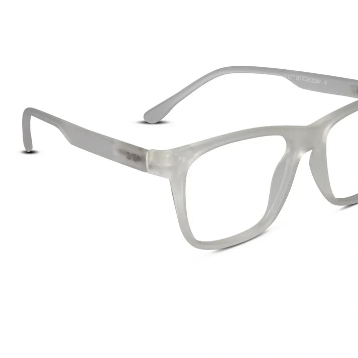 Matt Transparent  Power Eyeglasses & Computer Glasses For Men & Women