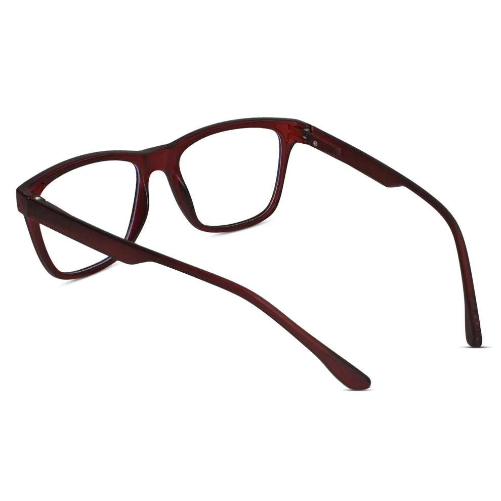 Matt Red Power  Eyeglasses & Computer Glasses For Men & Women