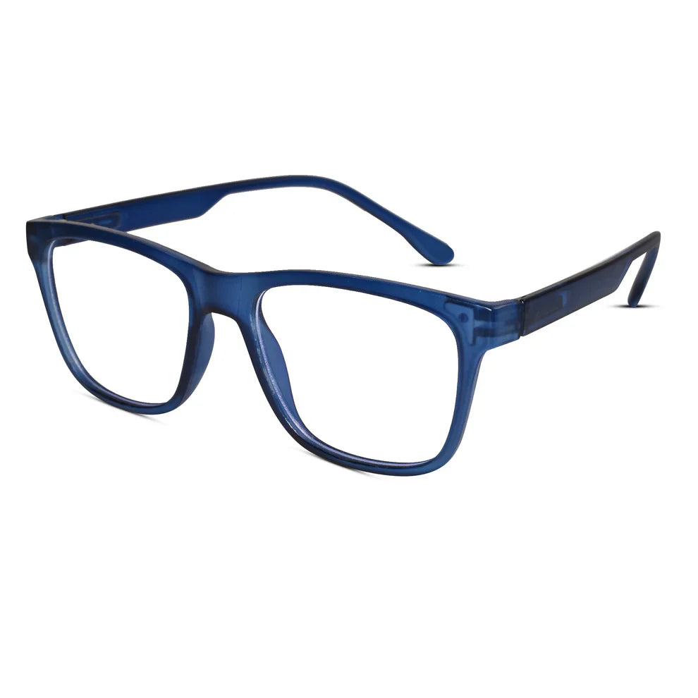 Matt Navy Blue Power  Eyeglasses & Computer Glasses For Men & Women