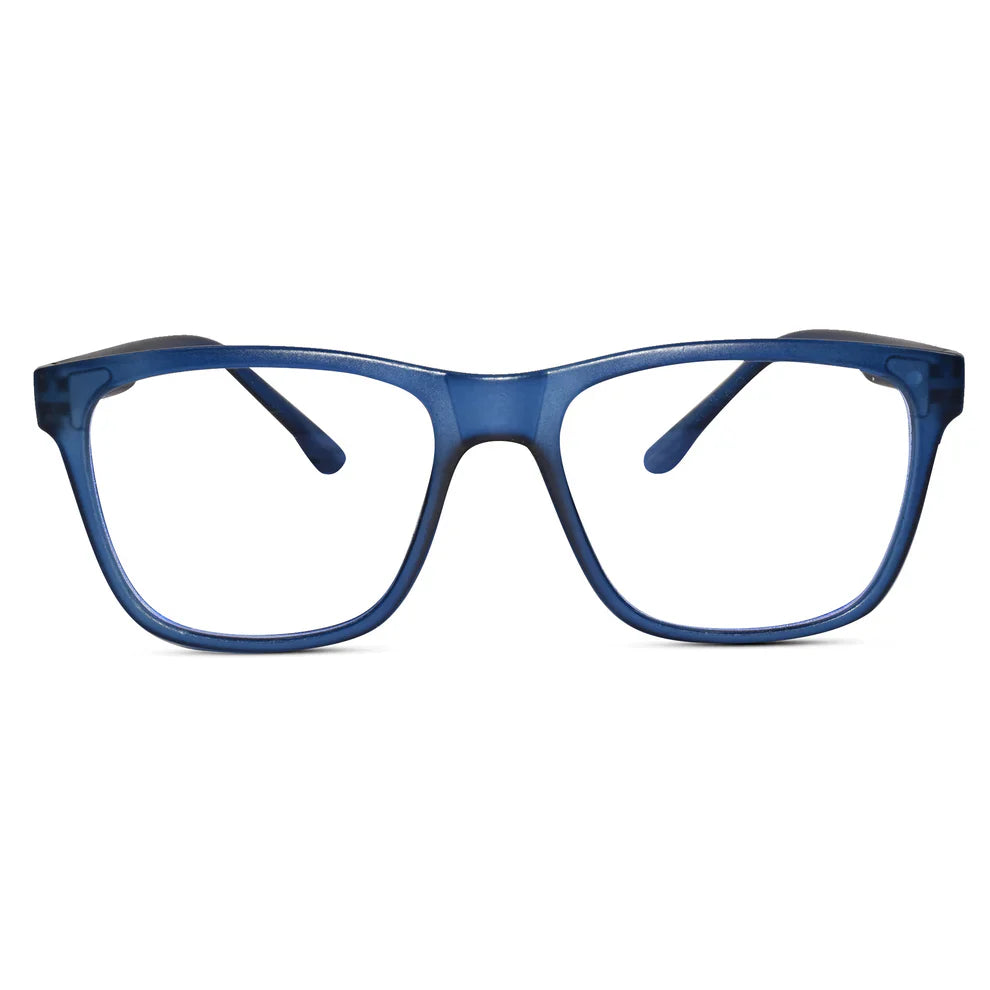 Matt Navy Blue Power  Eyeglasses & Computer Glasses For Men & Women