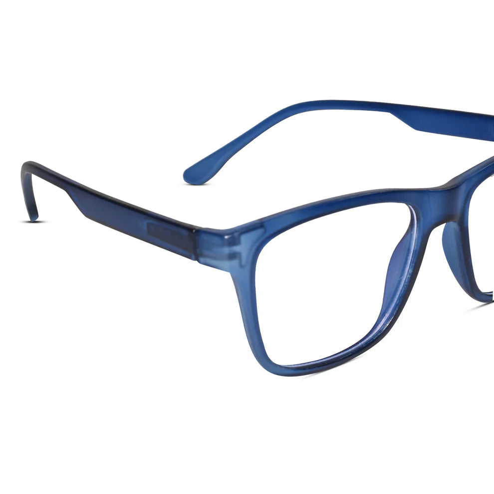 Matt Navy Blue Power  Eyeglasses & Computer Glasses For Men & Women