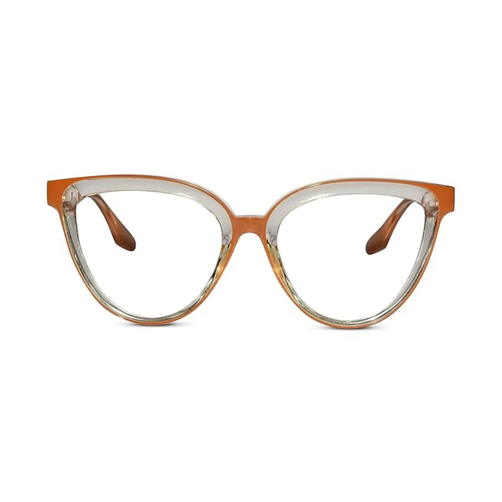 Orange Cat eye Computer glasses For Women