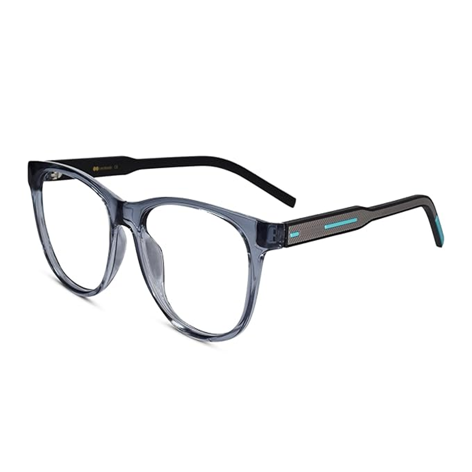 Wayfarer Blue Cut Computer Glasses For Eye Protection | UV Protection Zero Power, Antiglare & Blue Light Filter Glasses | Men & Women | Medium | L2801