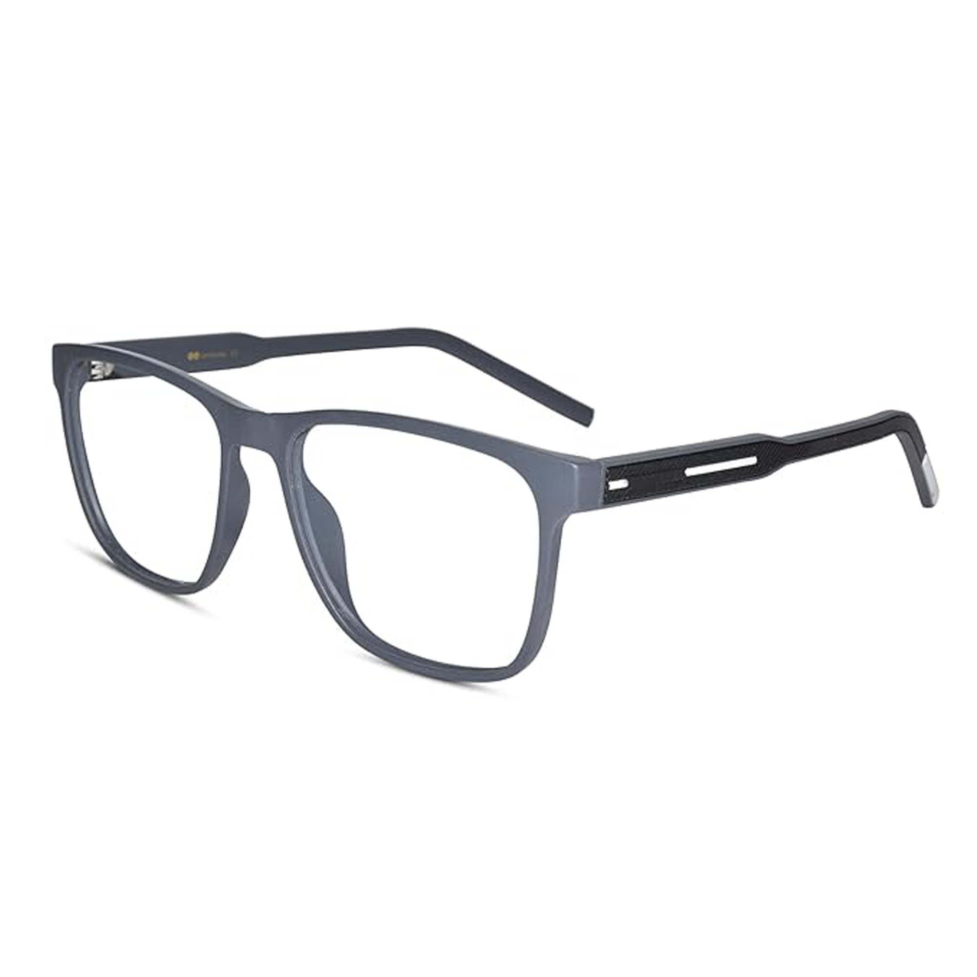 Rectangular Computer Glasses for Eye Protection | Antiglare & Blue Cut Glasses | Scratch Resistant | UV Protection | Men & Women | Large | 2804