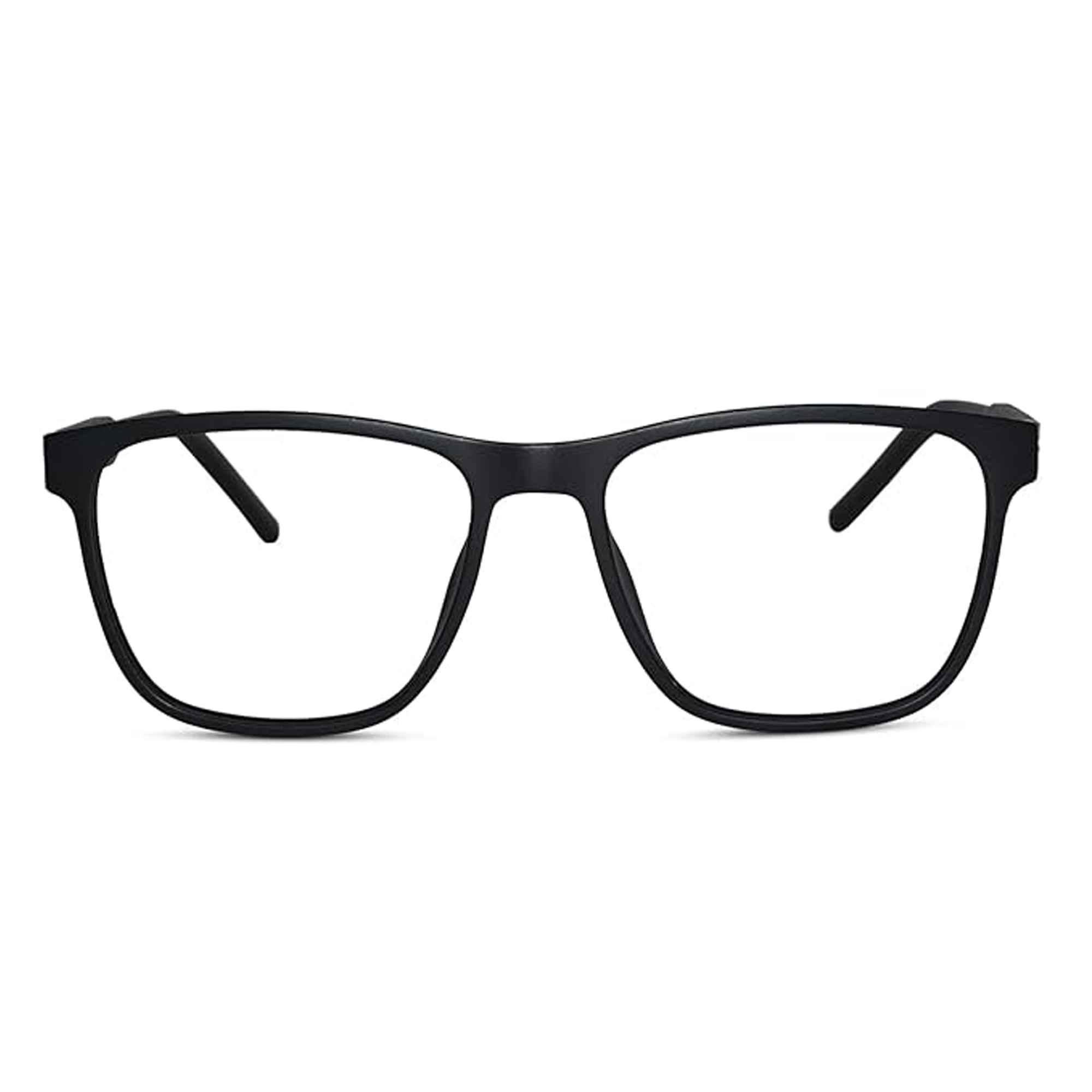 Rectangular Computer Glasses for Eye Protection | Antiglare & Blue Cut Glasses | Scratch Resistant | UV Protection | Men & Women | Large | 2804