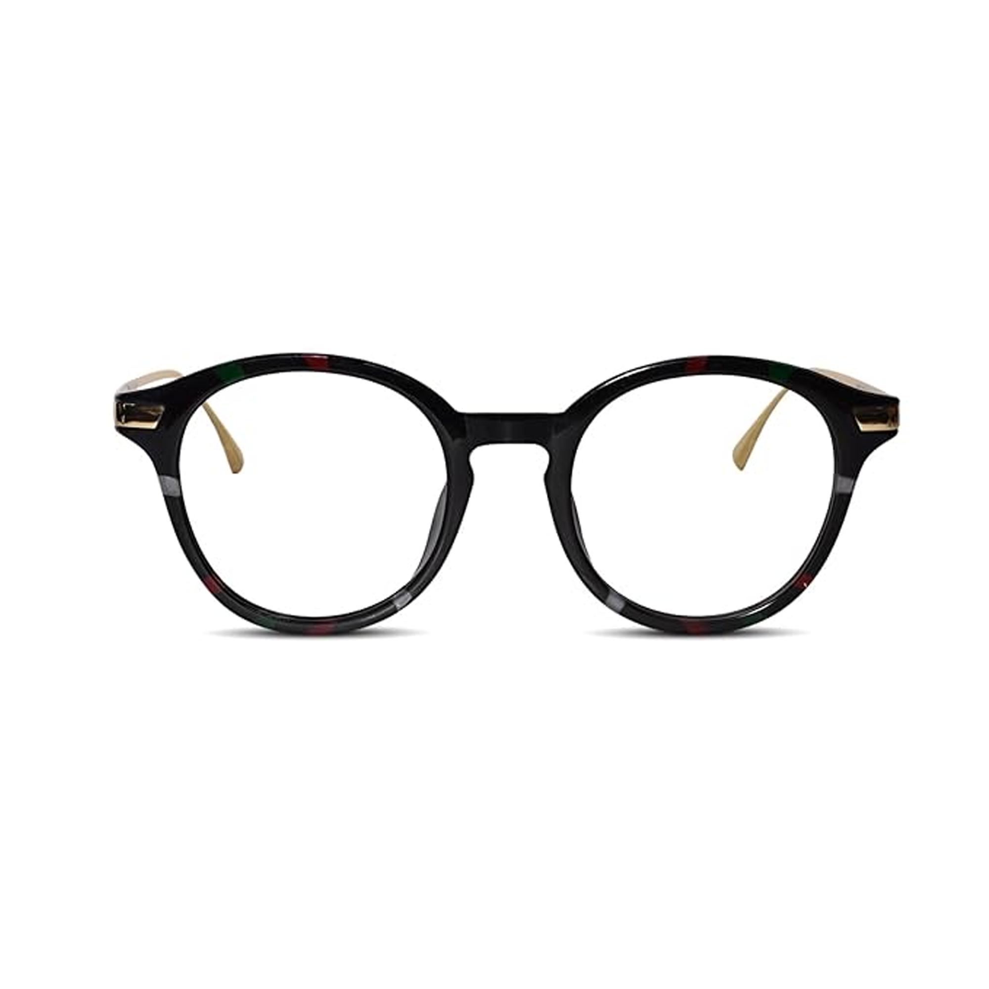 Round Computer Glasses for Eye Protection | Antiglare & Blue Cut Glasses | Scratch Resistant | UV Protection | Men & Women | Large