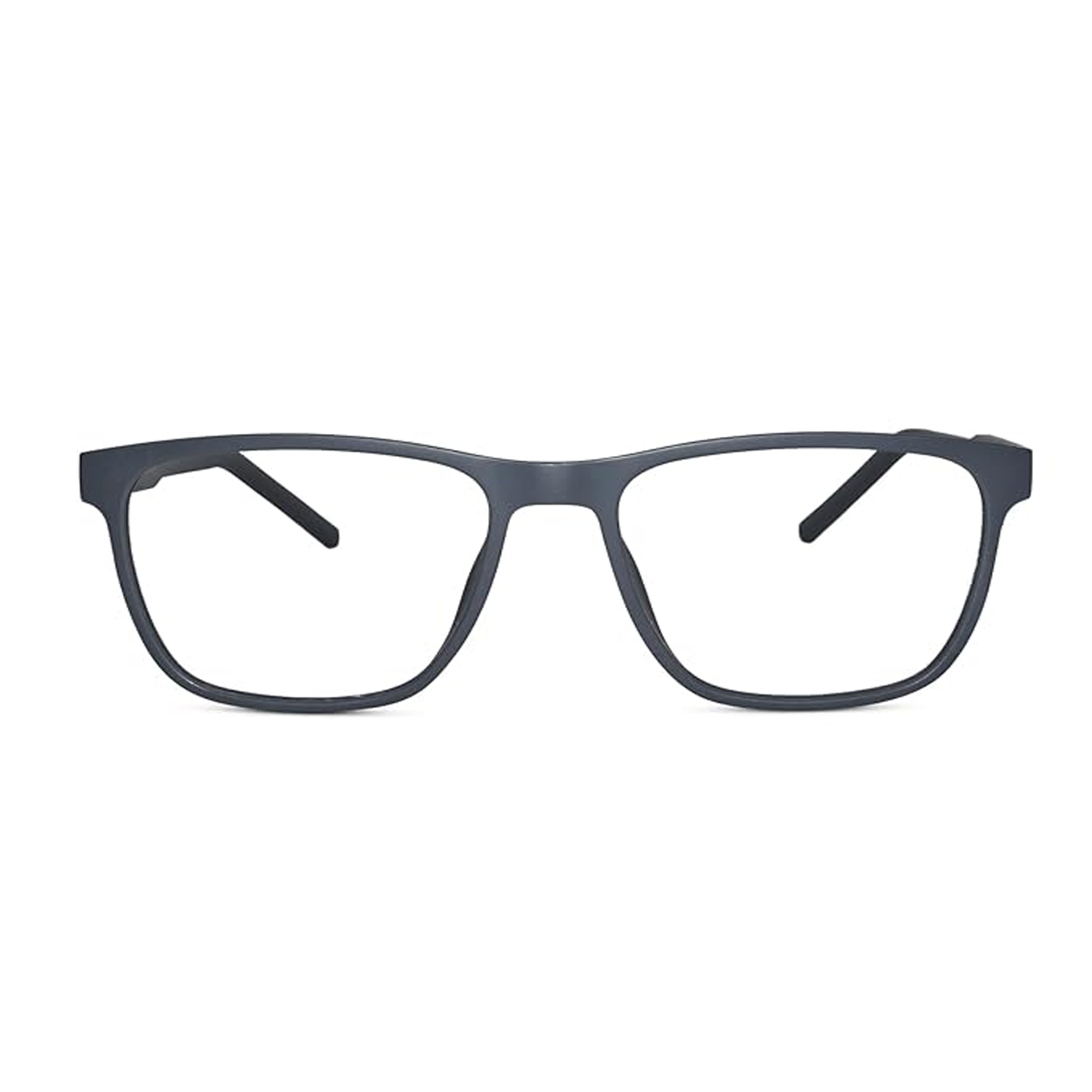 Rectangular Computer Glasses for Eye Protection | Antiglare & Blue Cut Glasses | Scratch Resistant | UV Protection | Men & Women | Large | 2804