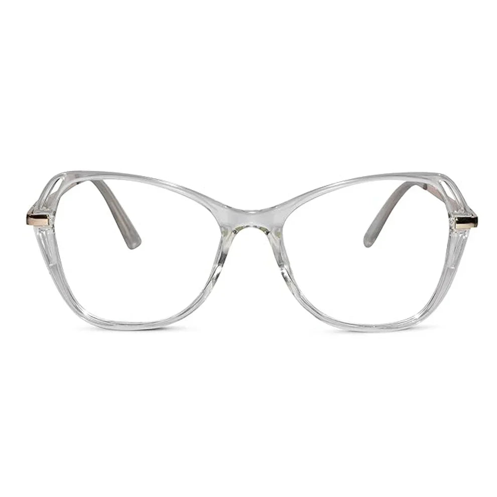 Pink With Gold Designer Cat eye Eyeglasses