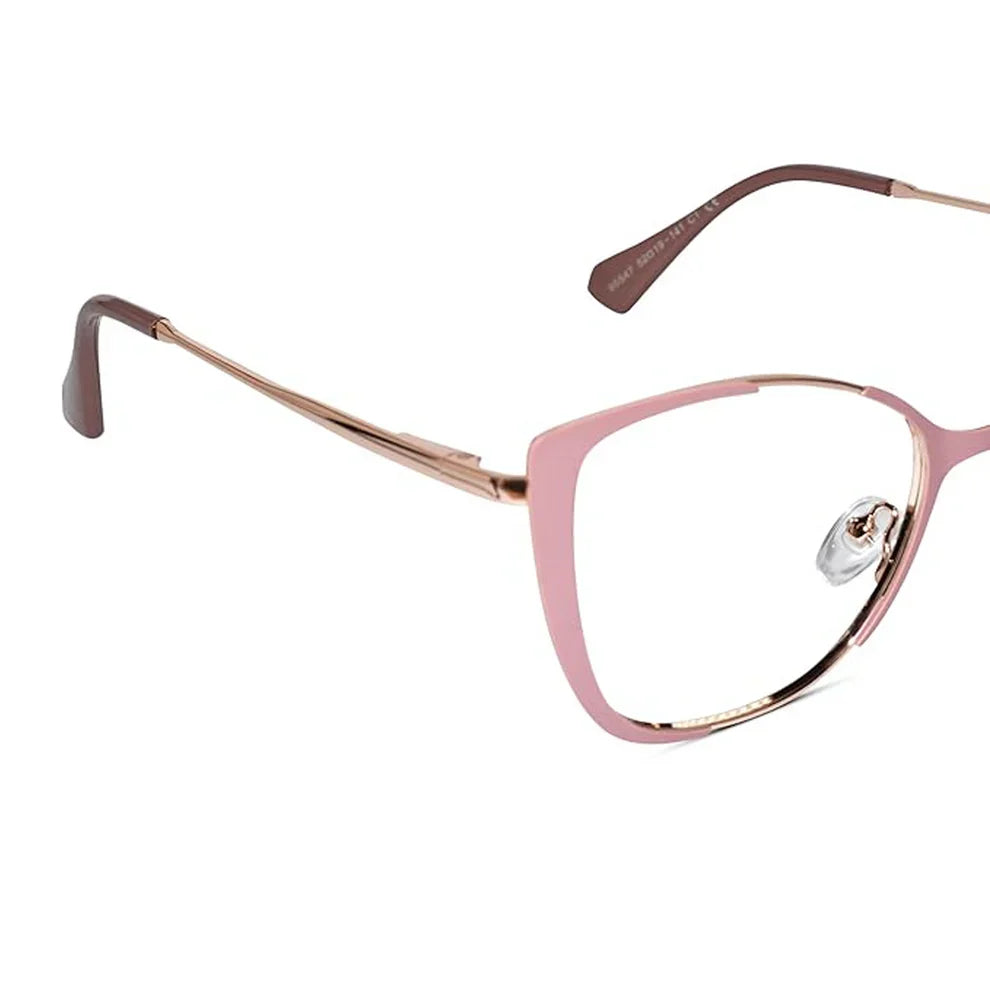 Gold Red Cat eye Eyeglasses & Computer Glasses For Women