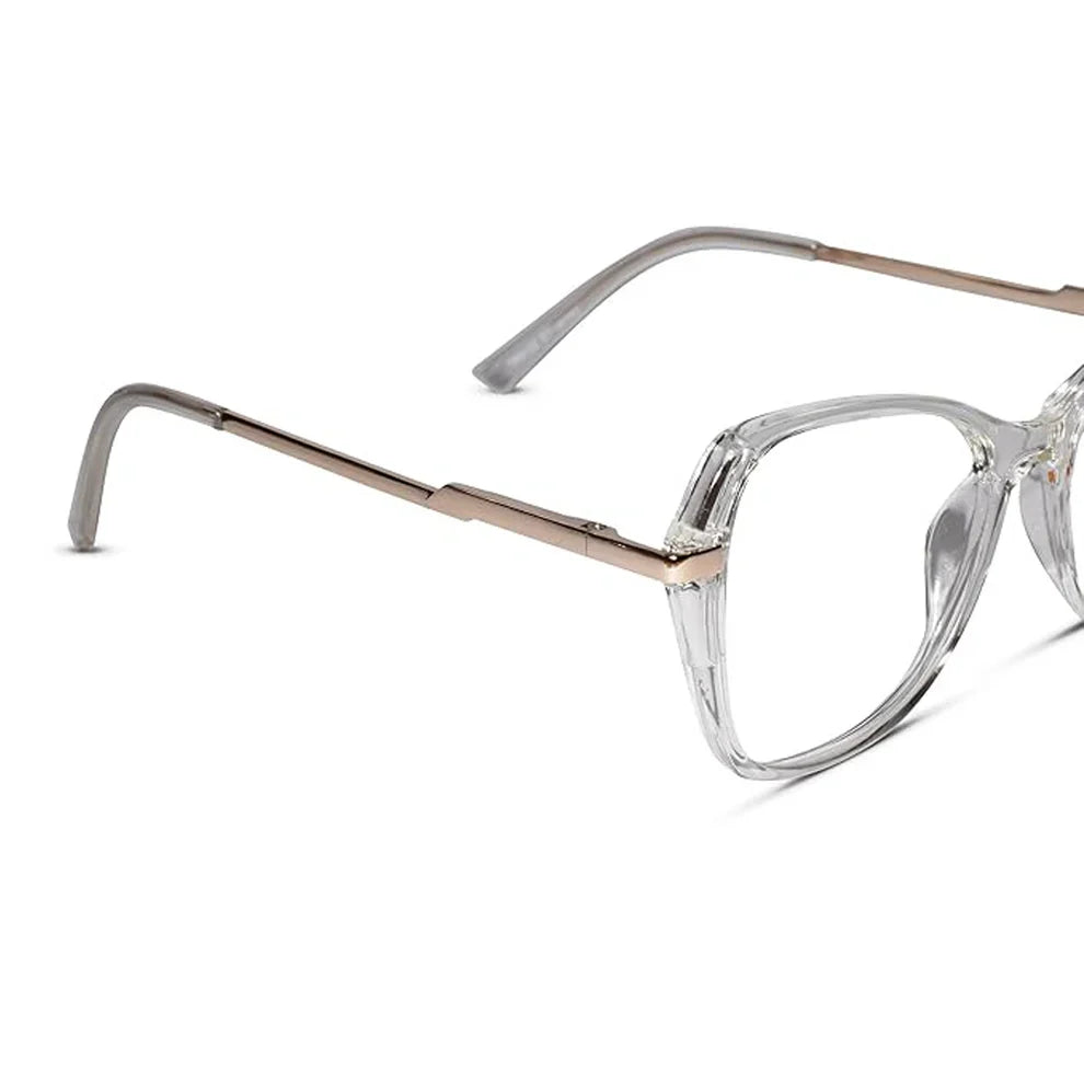 Pink With Gold Designer Cat eye Eyeglasses
