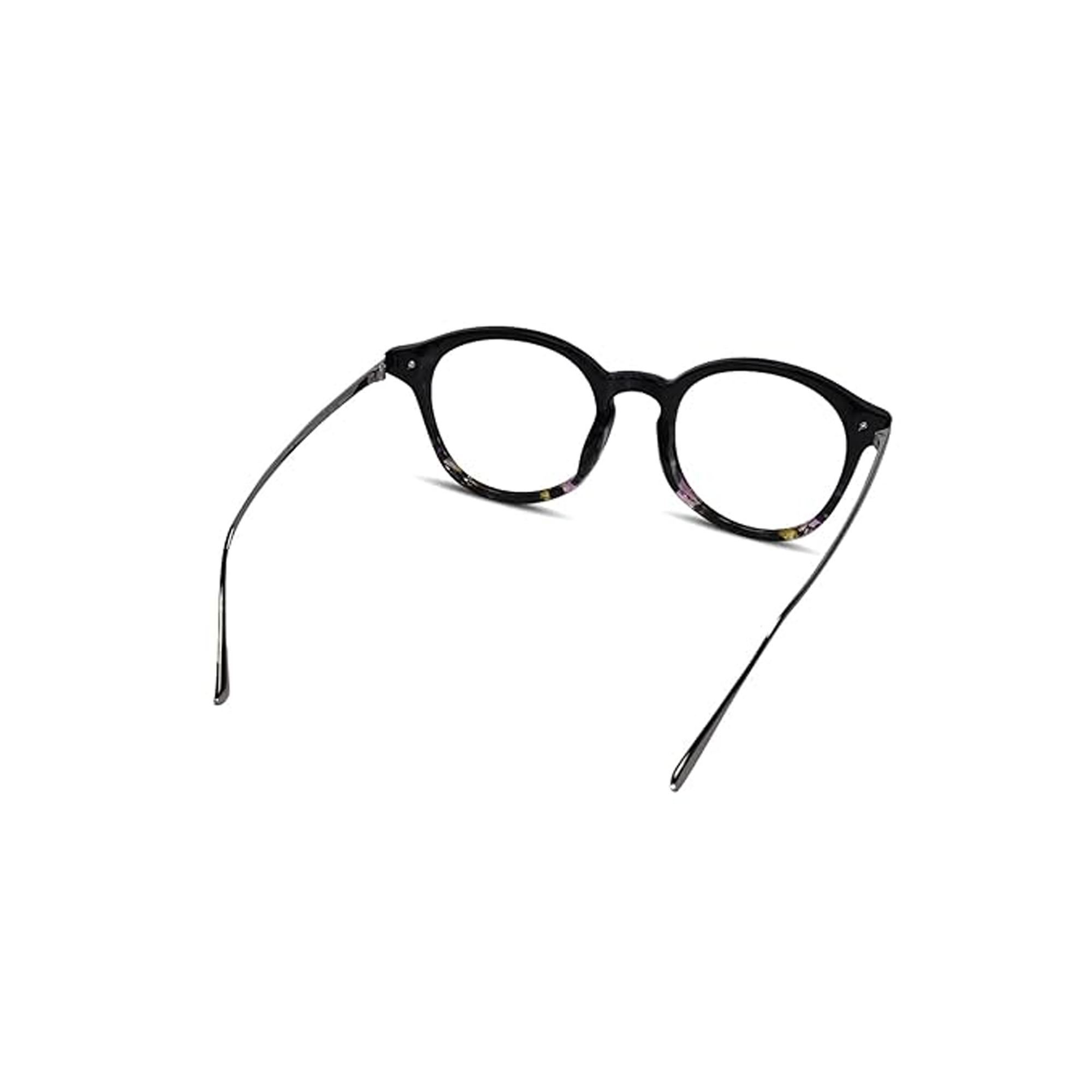 Round Computer Glasses for Eye Protection | Antiglare & Blue Cut Glasses | Scratch Resistant | UV Protection | Men & Women | Large