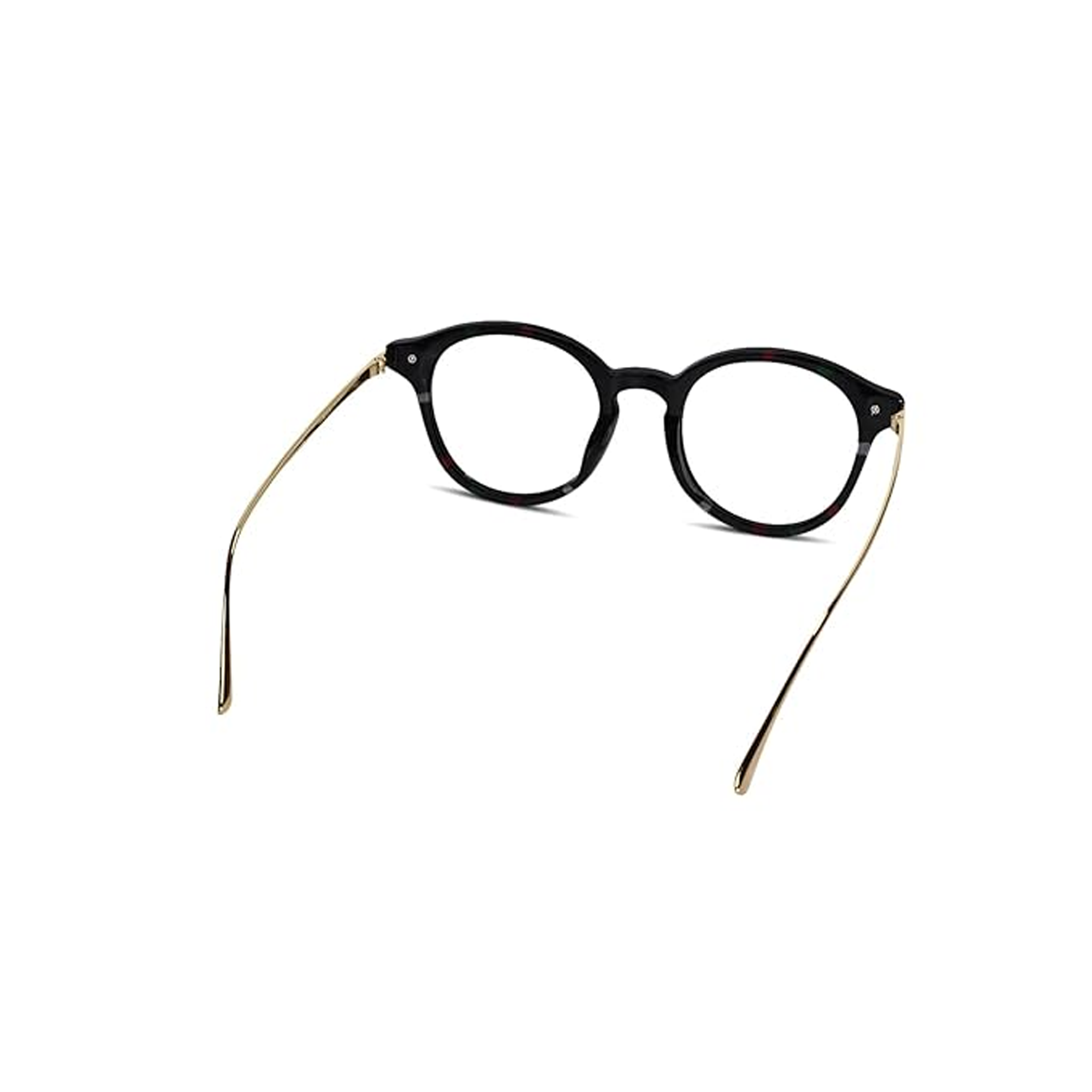 Round Computer Glasses for Eye Protection | Antiglare & Blue Cut Glasses | Scratch Resistant | UV Protection | Men & Women | Large