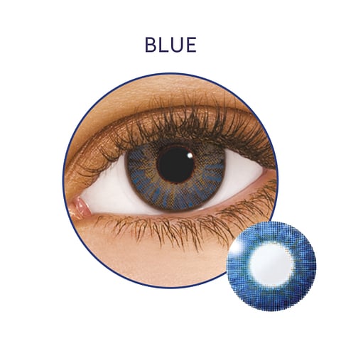 Air Optix Colors Contact Lens Blue Powered 2 Lens Box