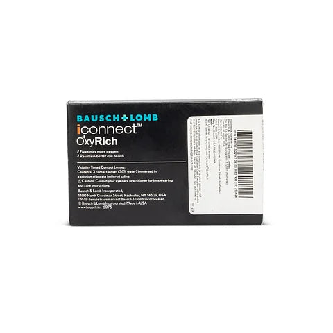 Bausch Lomb Iconnect OxyRich Contact lenses 3 Lens Box