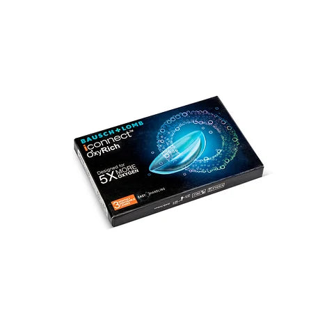 Bausch Lomb Iconnect OxyRich Contact lenses 3 Lens Box