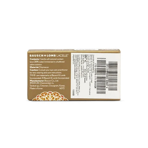 Bausch Lomb Lacelle Pemium GRAY Color Contact Lens 1 Lens Box