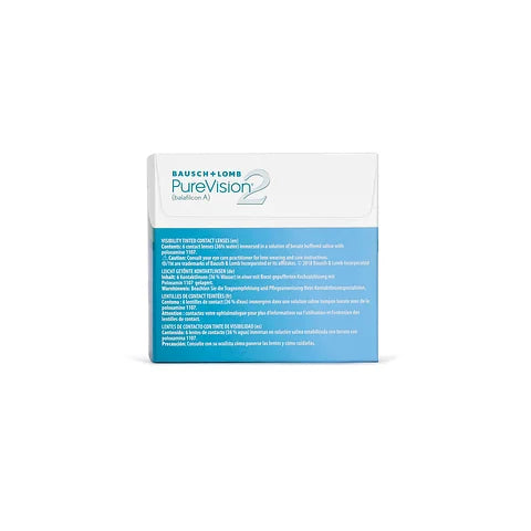 Bausch Lomb PureVision2 HD contact lenses 6 Lens per Box
