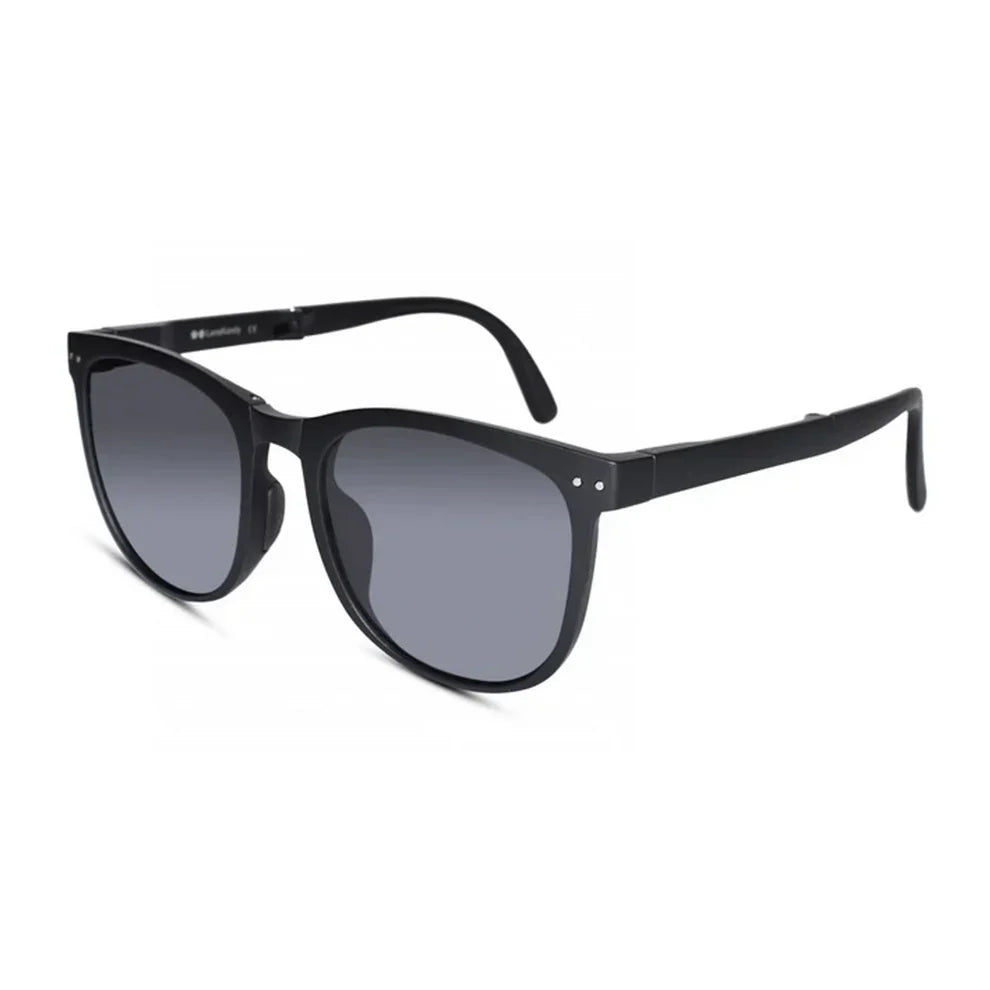Foldable Matt Brown Wayfarer Sunglasses