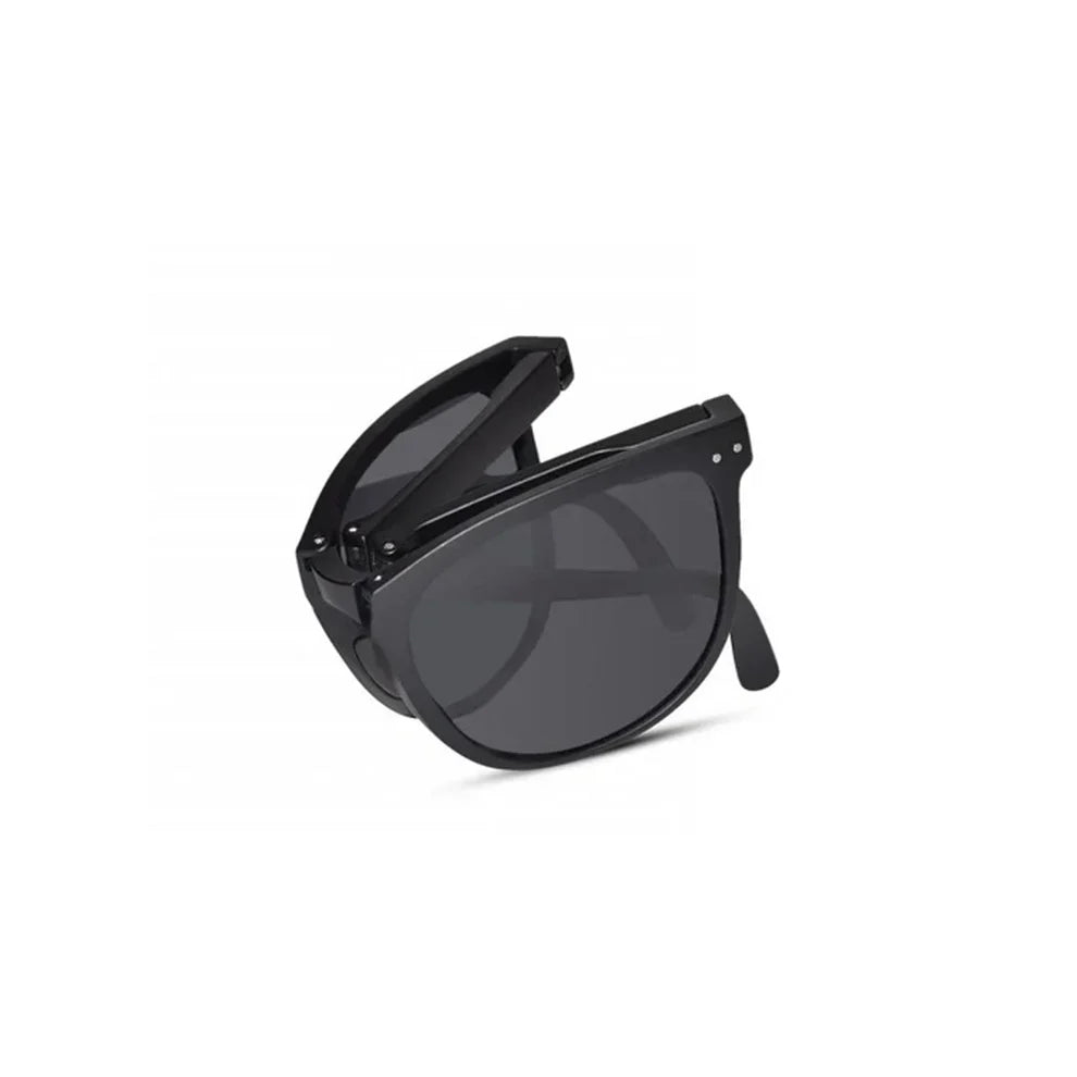 Foldable Matt Brown Wayfarer Sunglasses