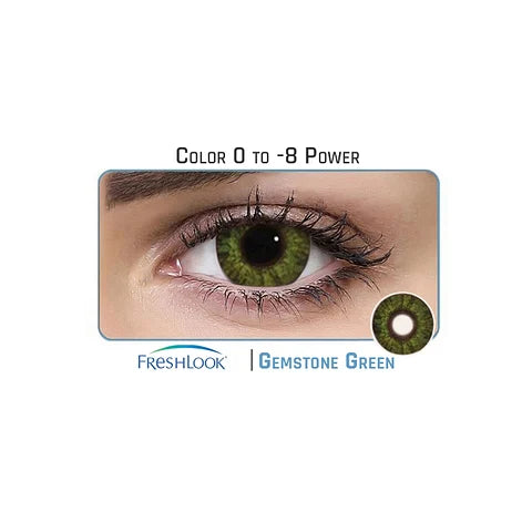 Freshlook Colorblends Gemstone Green Color Lenses 2 Lens per Box