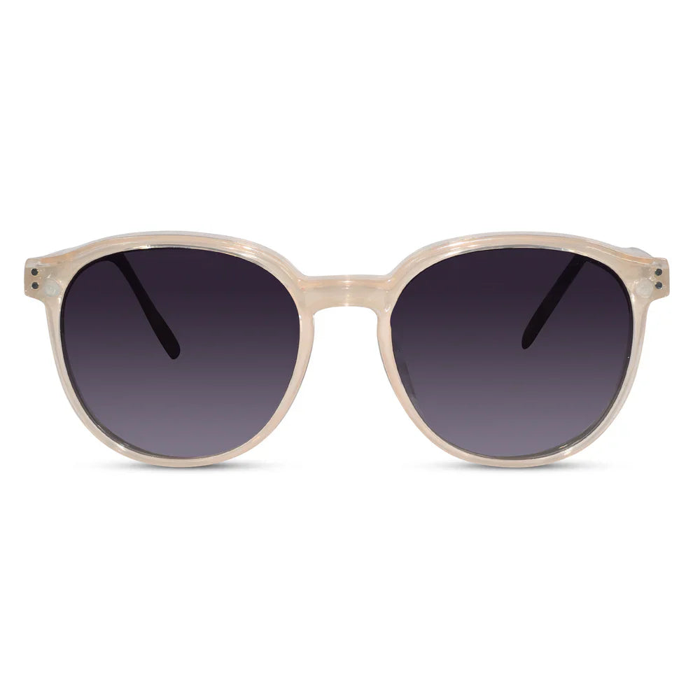 Clip on transparent round eyeglasses for men & Women