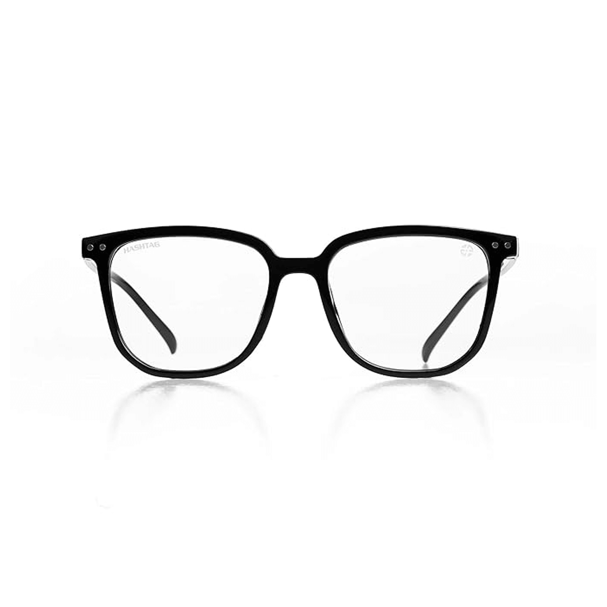 Square Black Eyeglasses for Men