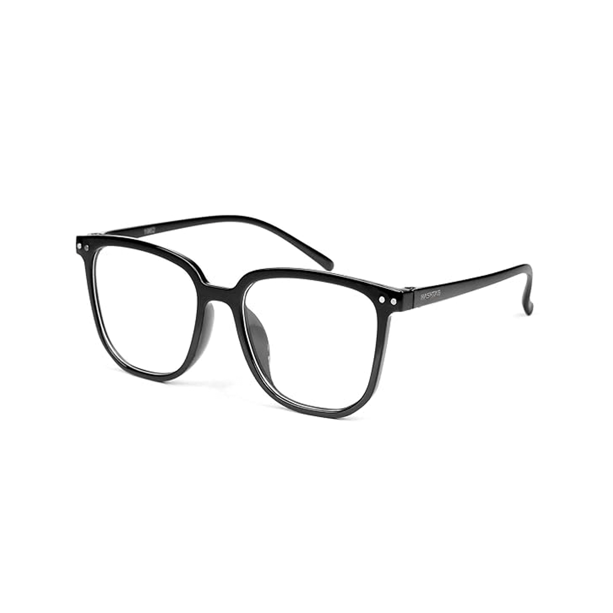 Square Black Eyeglasses for Men