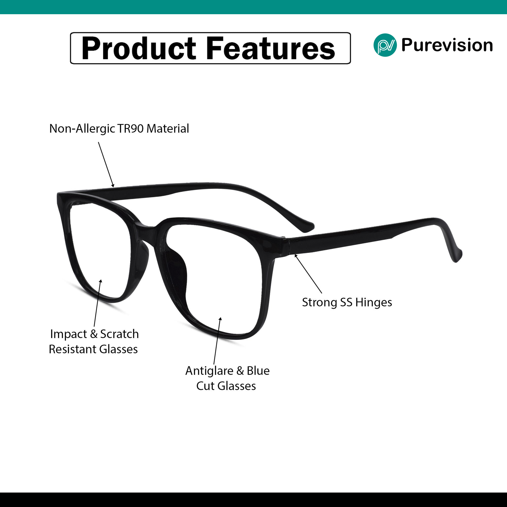 blue film anti-radiation reading glasses​

