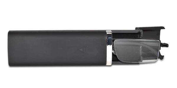 Readers Matte Black Half Rim Rectangle