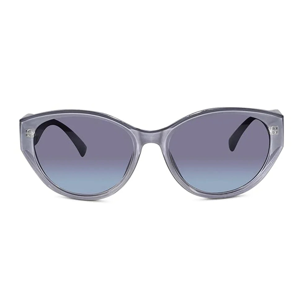 Crystal Brown Stylish Cat Eye Sunglasses
